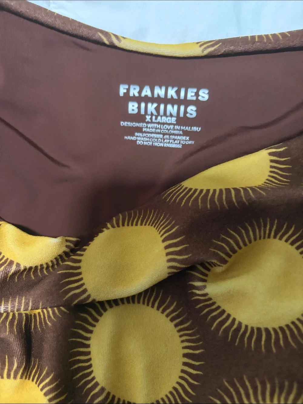 Frankies Bikinis Swimsuit 2XL top,Botton XL, Bolero Size XL